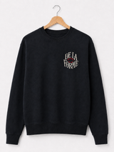 De La Forme Los Angeles Logo Embroidered Crewneck Sweatshirt