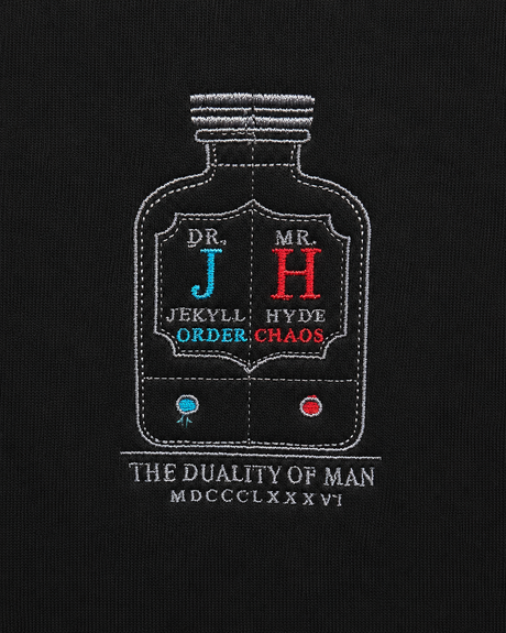 De La Forme Jekyll & Hyde Apothecary Bottle Embroidered Crewneck Sweatshirt