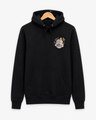 DLF Noodle Mascot Embroidered Black Hoodie