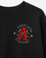 The Scarlet Letter Embroidered Crewneck Sweatshirt