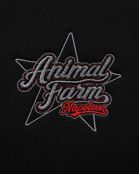 Animal Farm “Napoleon” Star Embroidered Oversized Sweatshirt