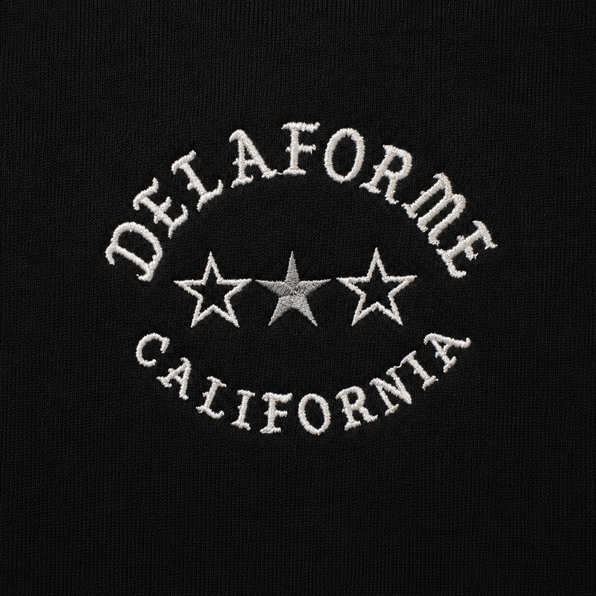 De La Forme California Star Embroidered Pullover Hoodie