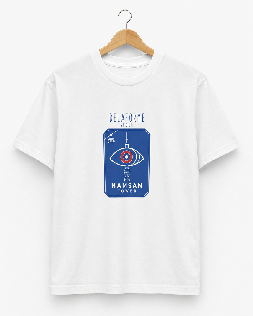 De La Forme Seoul Namsan Tower Eye Graphic Tee