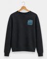 De La Forme DLF Embroidered Gothic Logo Black Sweatshirt