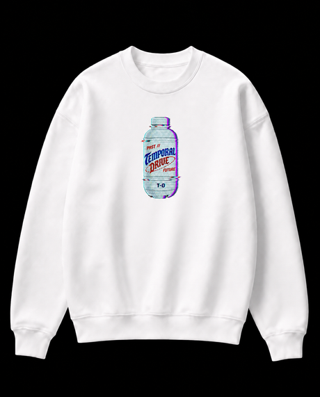 De La Forme Temporal Drive Time Machine Embroidered Zip-Up Hoodie