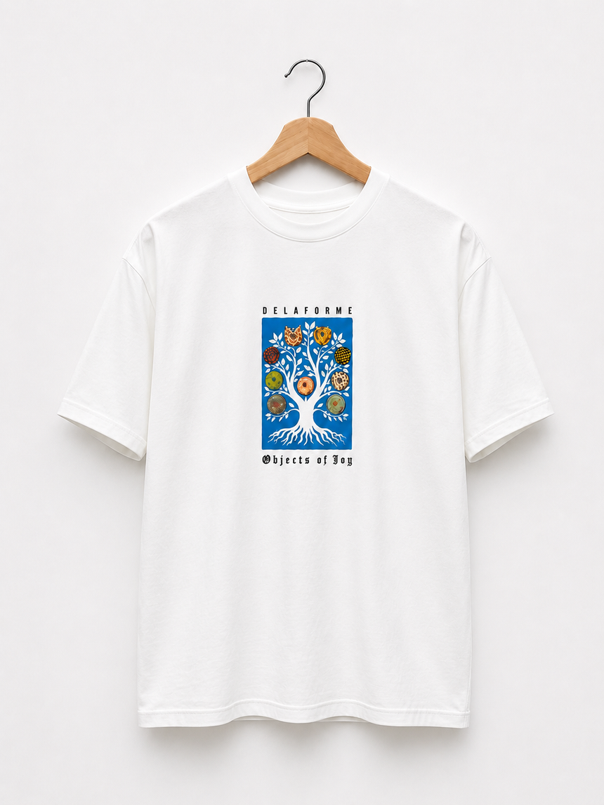 De La Forme Objects of Joy Donut Tree Graphic Tee