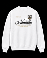 De La Forme Nautilus Submarine Embroidered Black Crewneck Sweatshirt