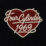 De La Forme Four Cylinder Revolution Embroidered Crewneck