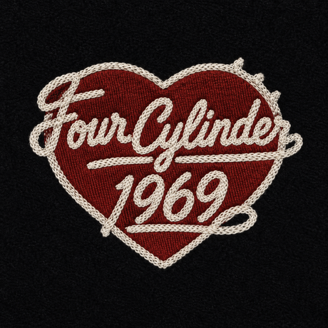 De La Forme Four Cylinder Revolution Embroidered Crewneck
