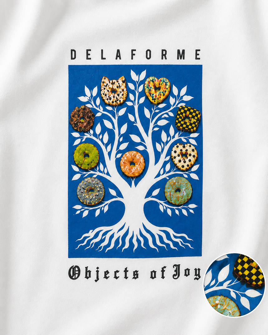 De La Forme Objects of Joy Donut Tree Graphic Tee