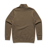 De La Forme Around the World in 80 Days Stencil Half Zip Crew (Vegan-Friendly)