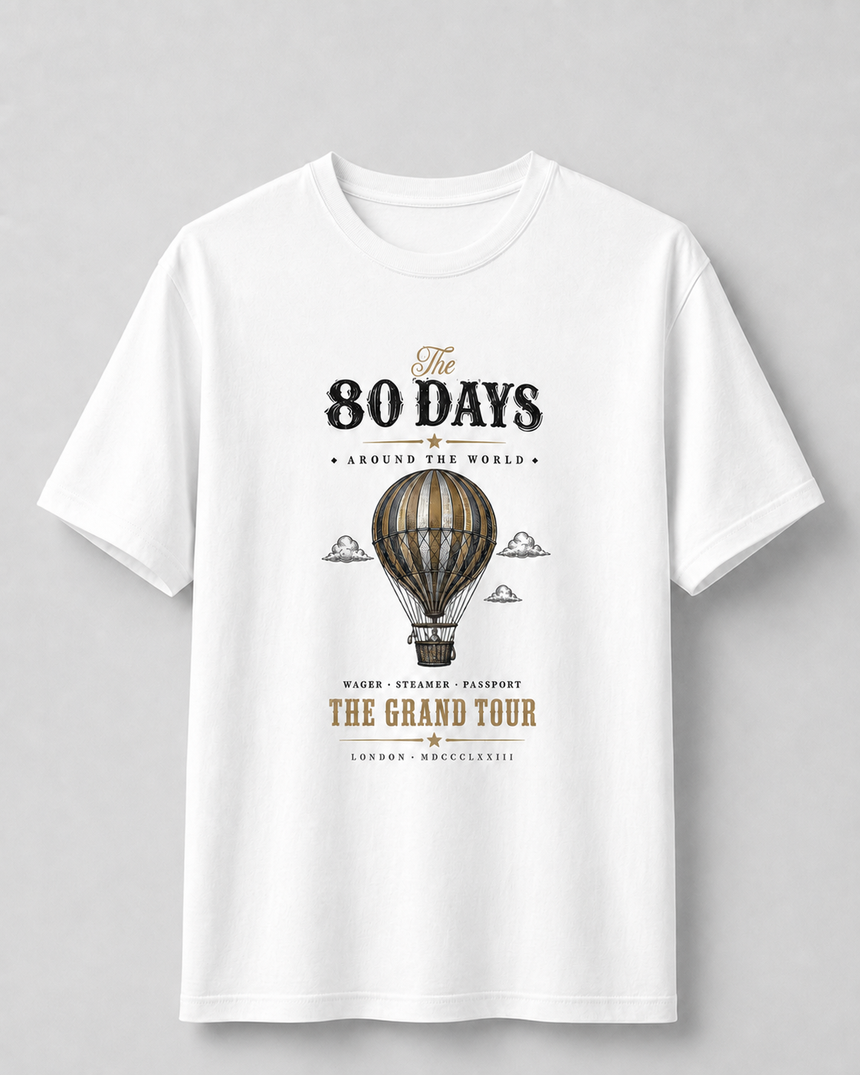 De La Forme Around the World in Eighty Days Graphic Tee