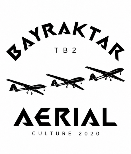 De La Forme Bayraktar TB2 Embroidered & Graphic Crewneck
