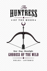 De La Forme Artemis Divine Huntress Graphic Tee