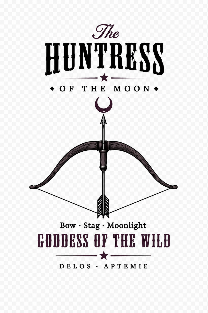 De La Forme Artemis Divine Huntress Graphic Tee