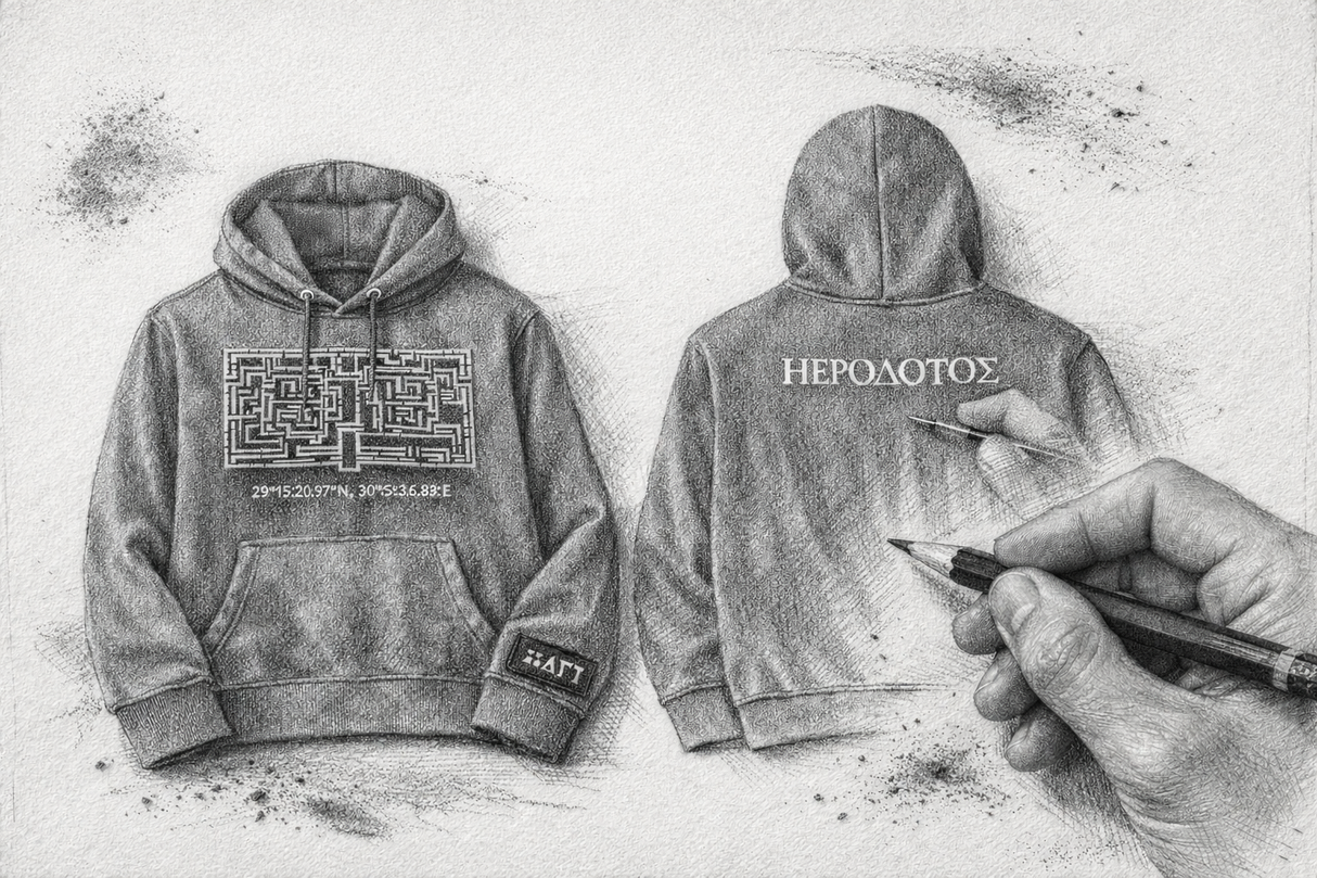 THE LABYRINTH OF HAWARA HOODIE
