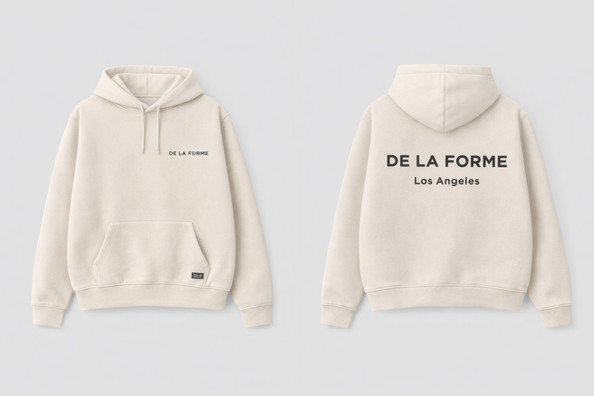 De La Forme Los Angeles Hoodie – Off White