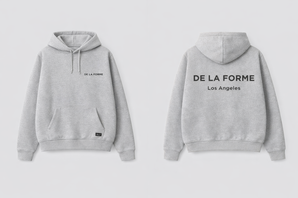 DE LA FORME Los Angeles Hoodie – Off White