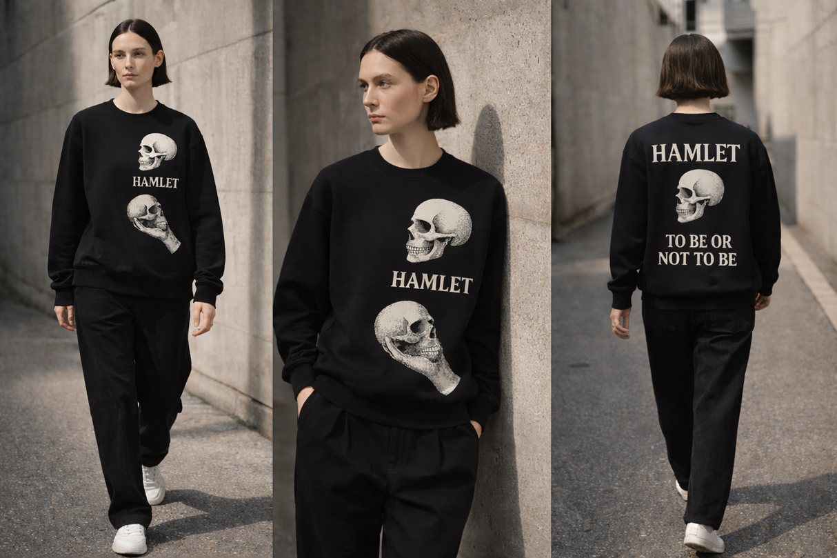 HAMLET  – Black Art Sweatshirt