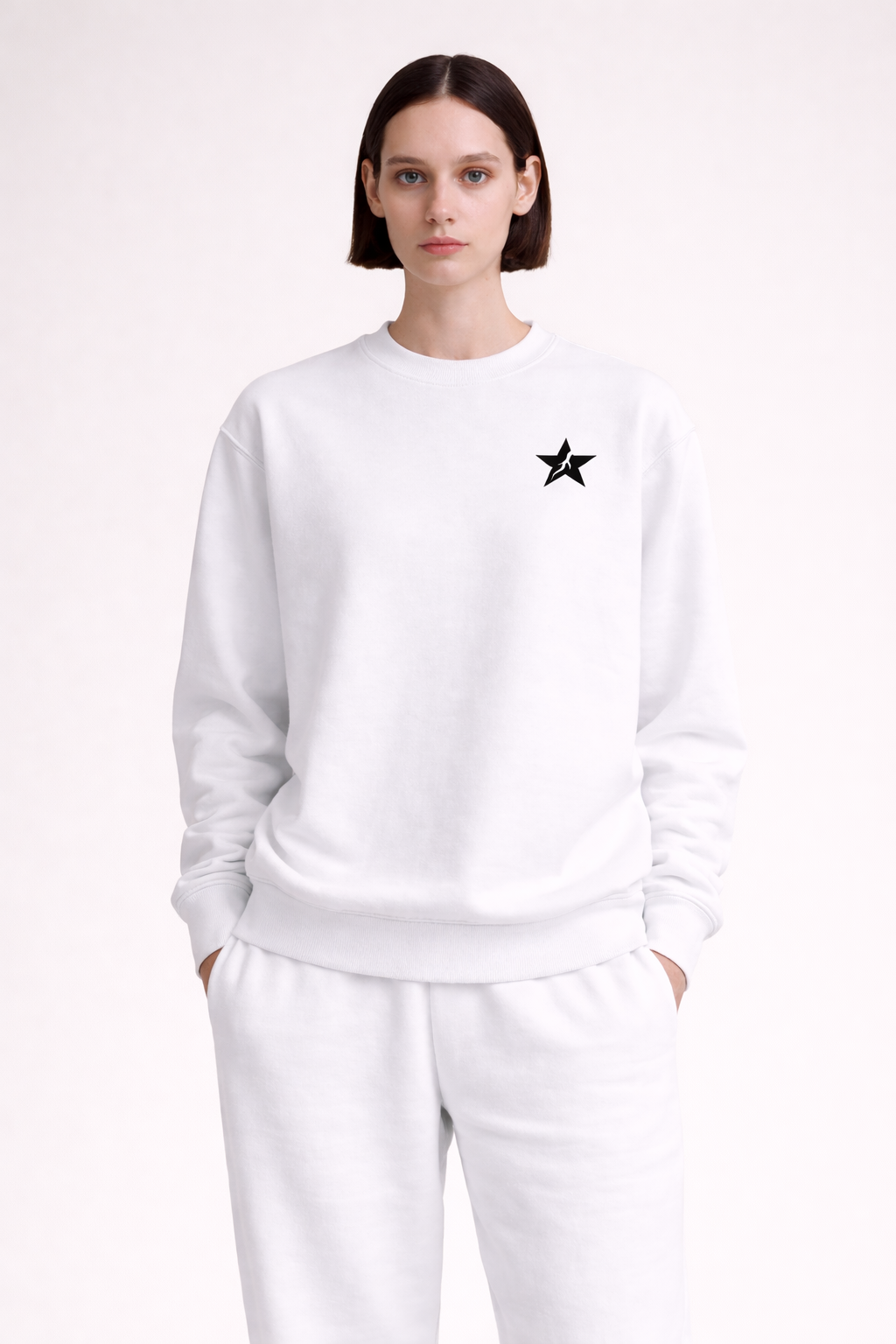 MORE EQUAL — Error: Identity Crewneck White