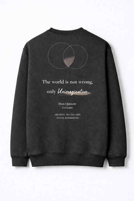 Don Quixote Archive Coordinate Sweatshirt – Reality vs Illusion