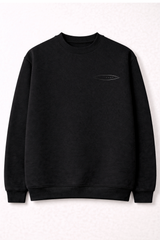 DE LA FORME Abyssal Silence Minimalist Graphic Sweatshirt