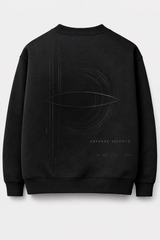DE LA FORME Abyssal Silence Minimalist Graphic Sweatshirt