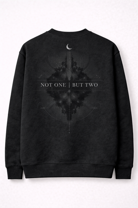TRULY TWO — Engineered Duality Graphic Sweatshirt