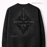 TRULY TWO — Engineered Duality Graphic Sweatshirt