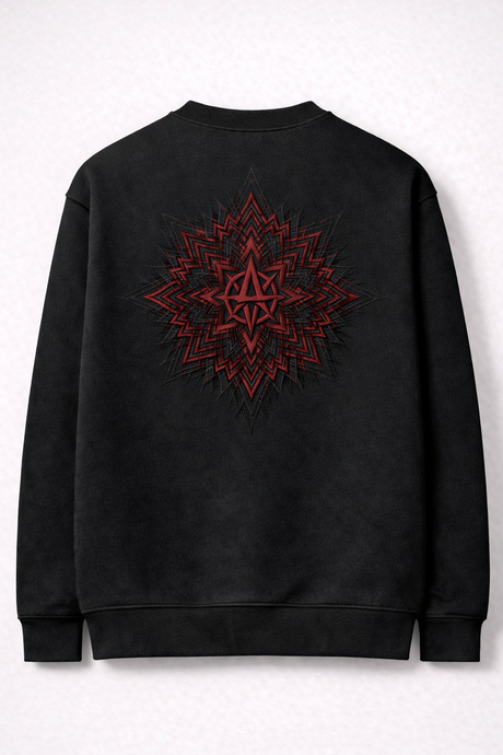 DE LA FORME Scarlet Mark Sweatshirt – Black