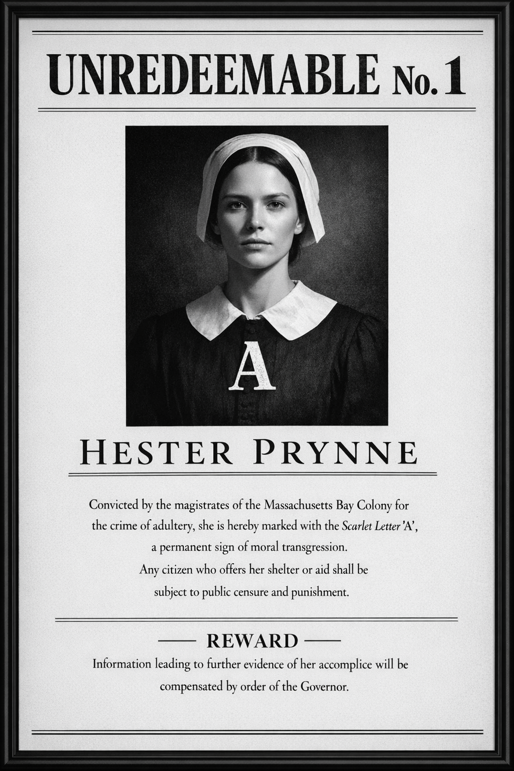 DE LA FORME Scarlet Mark Sweatshirt – Black