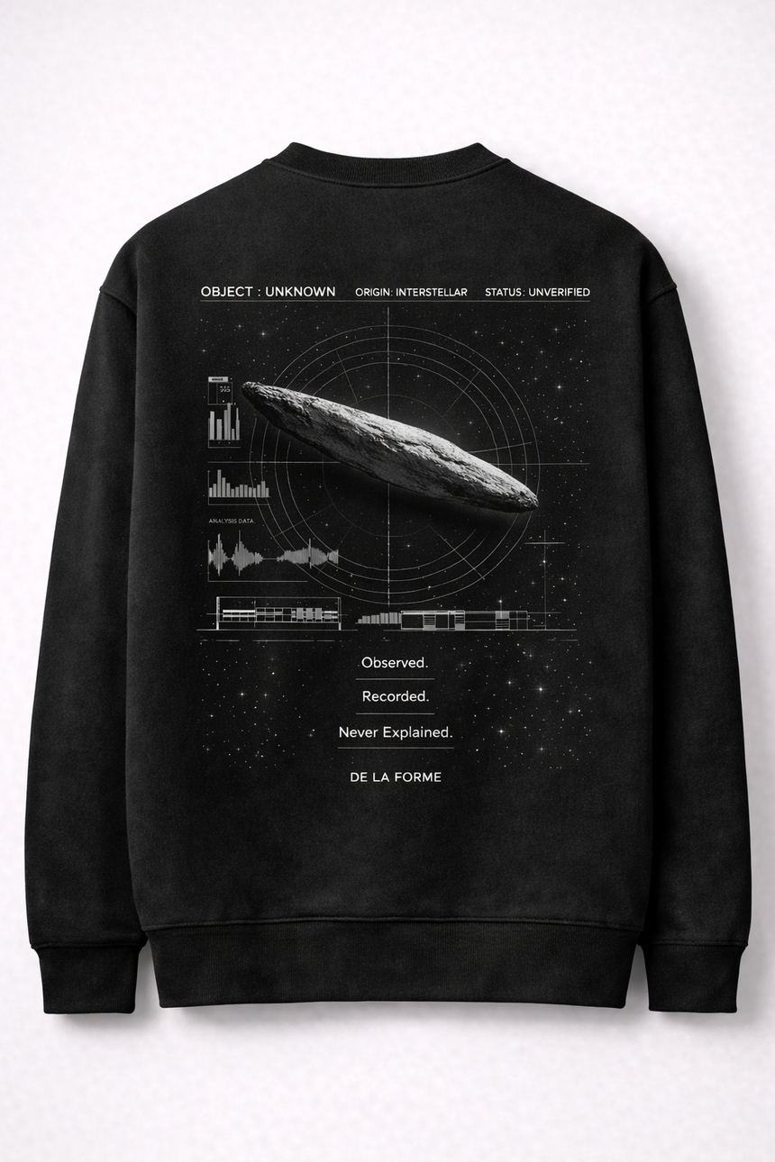 De La Forme MYTH ARCHIVE 001 — INTERSTELLAR OBJECT HOODIE