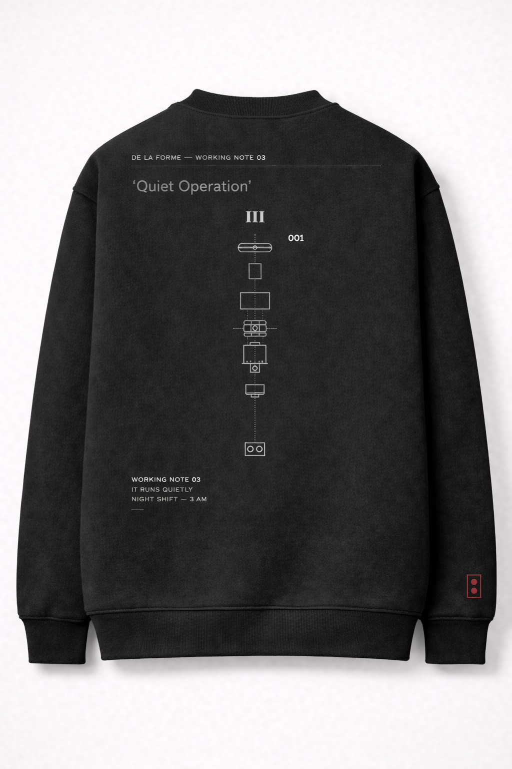WORKING NOTE 03 Quiet Operation Hoodie