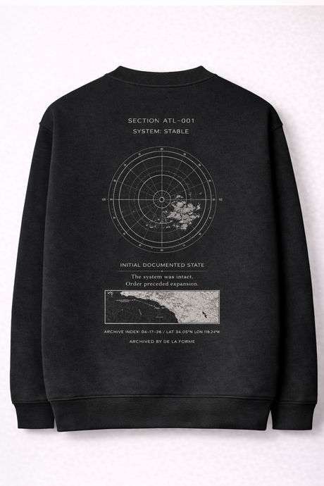 ATLANTIS ARCHIVE — RECORD ATL–001 Sweatshirt