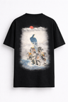 Dokdo Guardian — Minhwa Hawk Archive Oversized T-Shirt