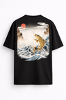 Carp Ascent Patch T-Shirt — East Asian Archive Graphic