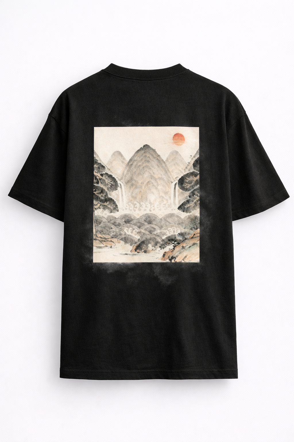 Ilwol Obongdo Korean Landscape Graphic T-Shirt – Archive Artwear Edition
