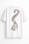 Bottle Cap Octopus — Vintage Ocean Graphic Oversized T-Shirt