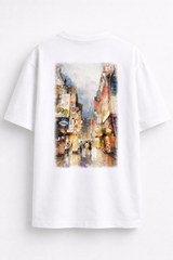 Seoul Neon Archive — Night Street Study Oversized T-Shirt