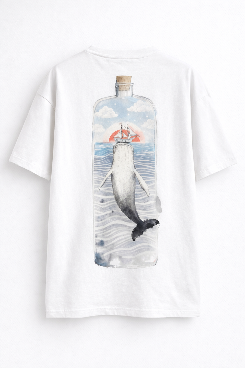 De La Forme Vessel No.01 — The Silent Ocean Archive Oversized T-Shirt