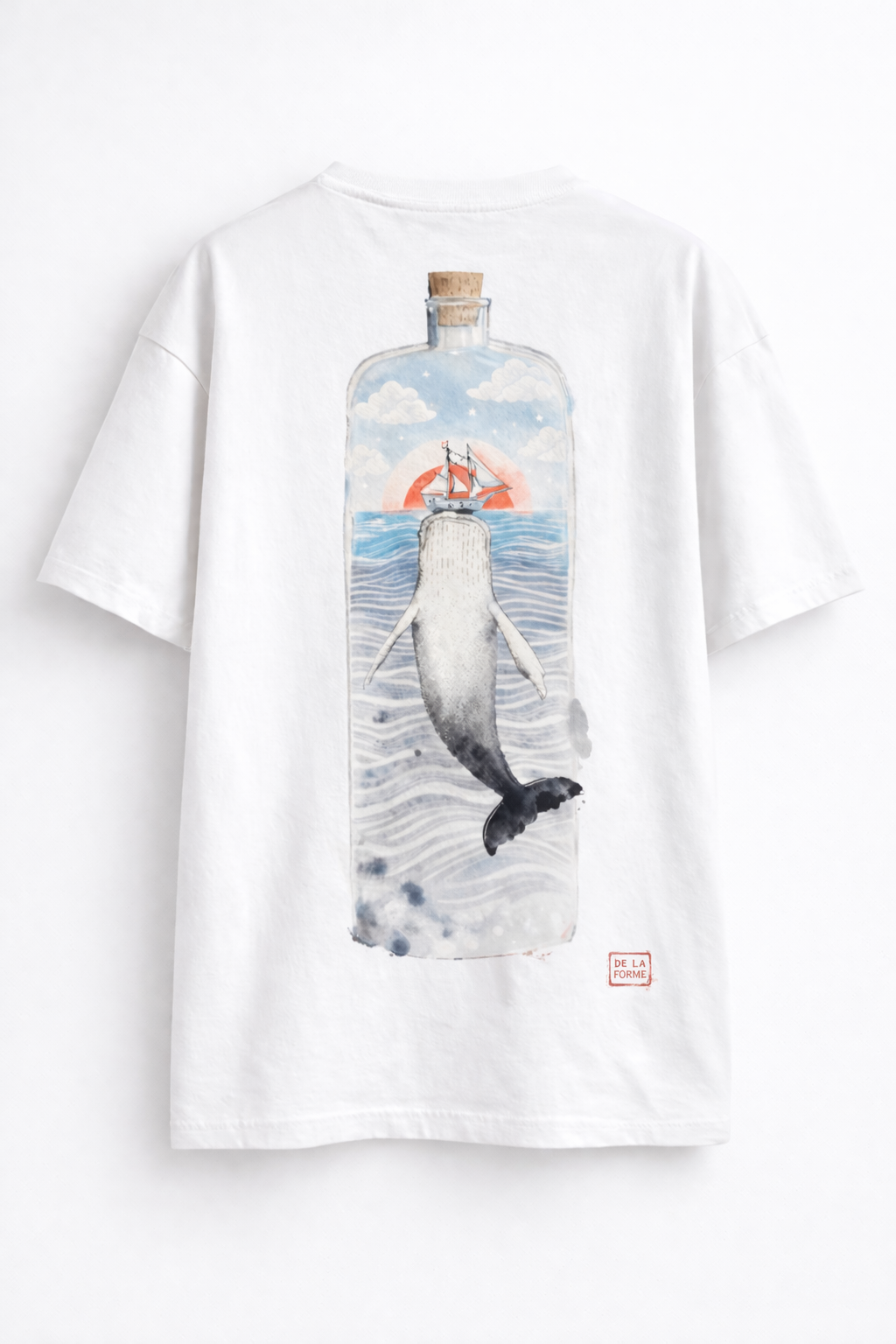 De La Forme Vessel No.01 — The Silent Ocean Archive Oversized T-Shirt