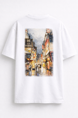 Seoul Neon Archive — Night Street Study Oversized T-Shirt