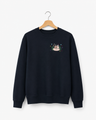 DLF Cloud Money Mascot Embroidered Crewneck Sweatshirt