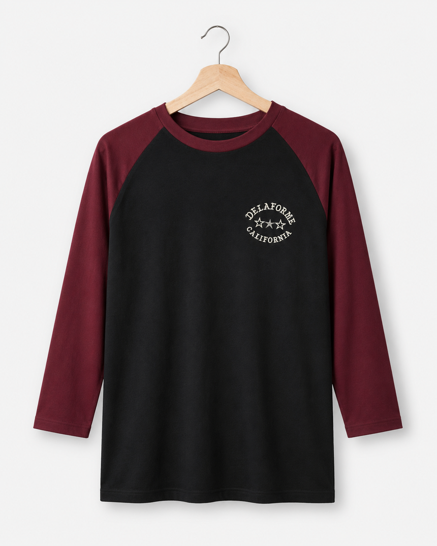 De La Forme California Raglan Baseball Tee
