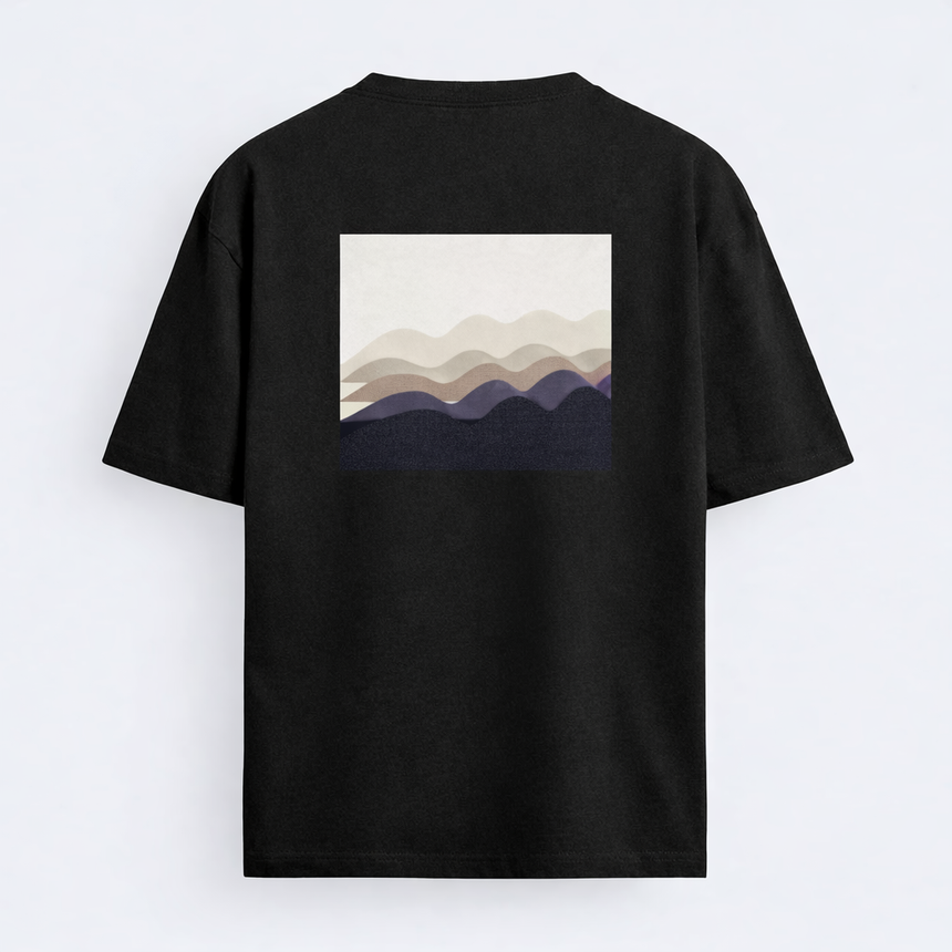 De La Forme Topographic Archive Tee — Layered Mountain Study