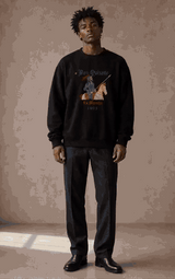 De La Forme Don Quixote La Mancha Embroidered Sweatshirt