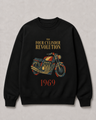 De La Forme Four Cylinder Revolution Embroidered Crewneck