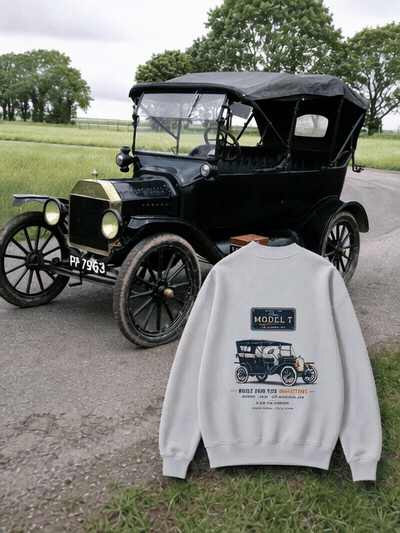 De La Forme Model T Universal Car Crewneck
