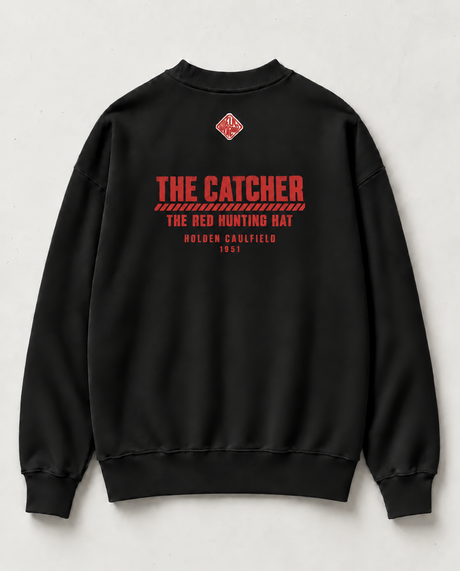 De La Forme The Catcher Vintage Cap Embroidered Sweatshirt