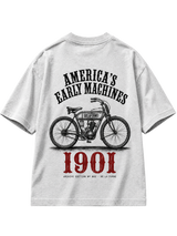De La Forme 1901 Early Motorcycle Graphic Tee